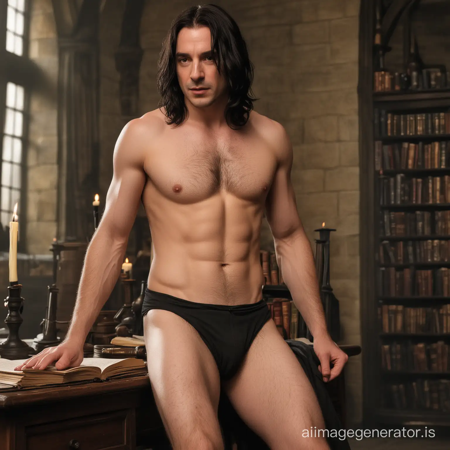 Handsome-Young-Sirius-Snape-Studying-at-Hogwarts