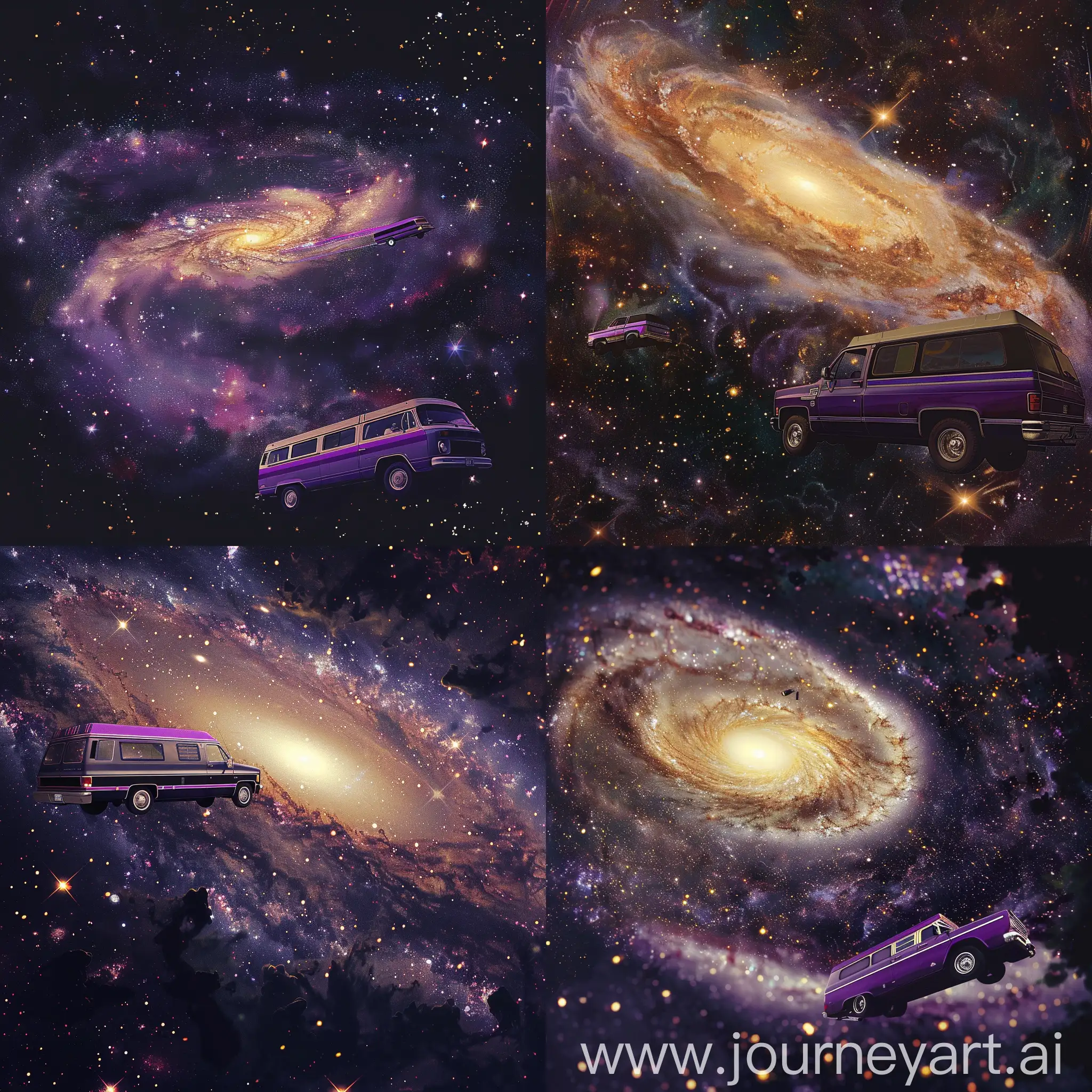 Purple-Galaxy-Exploration-Chevy-Van-Soaring-through-Celestial-Beauty