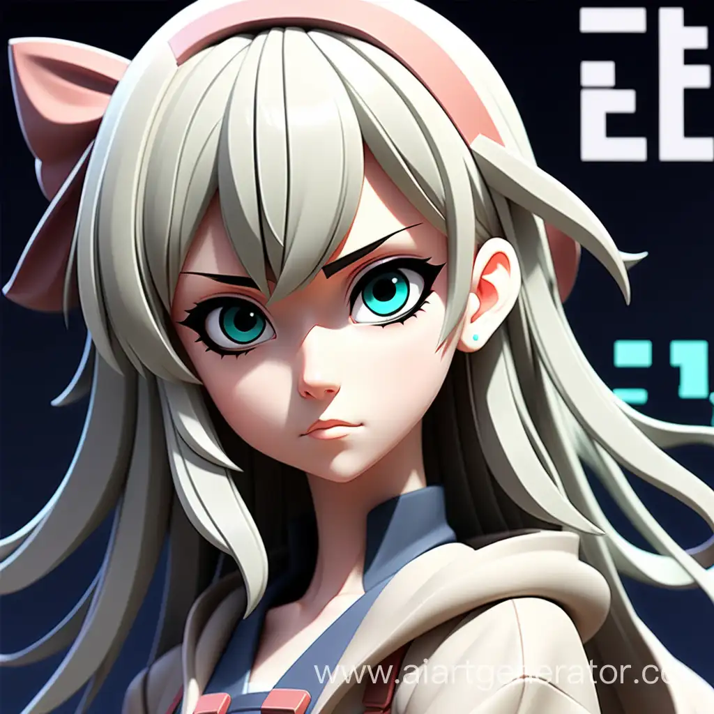 Anime-Girl-with-Denim-Background