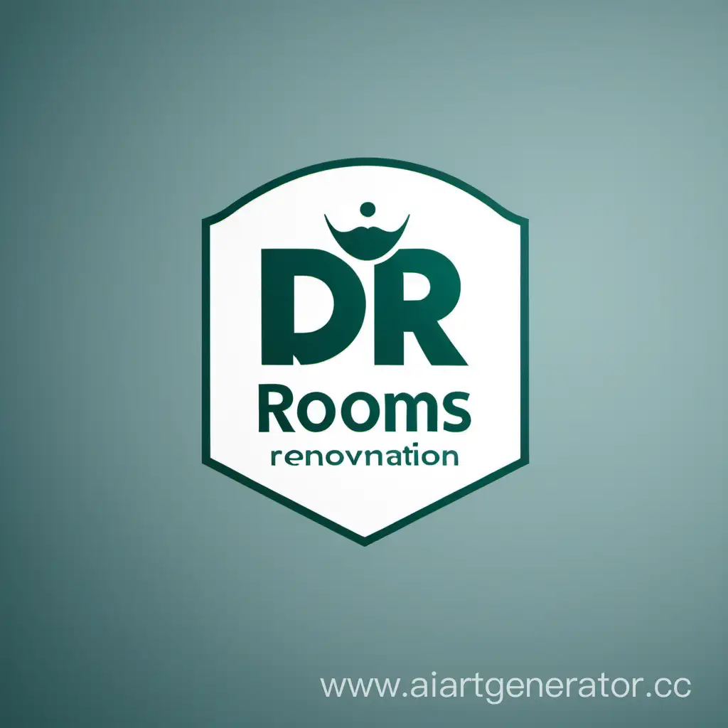 Логотип компании по ремонту квартир dr.Rooms