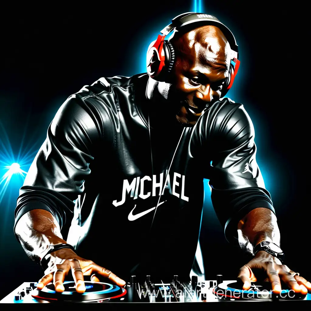 Michael-Jordan-DJing-at-a-Nightclub