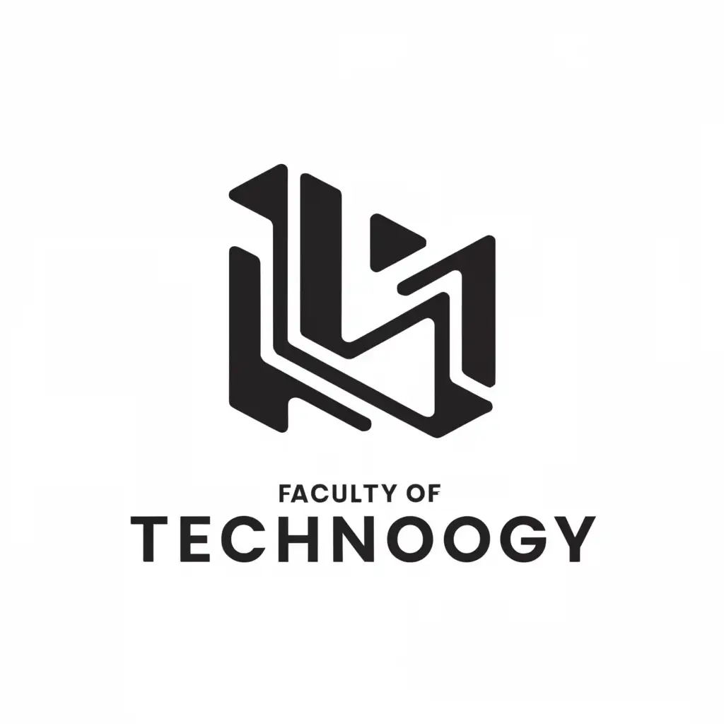 a logo design,with the text "Faculty of Technology", main symbol:Like an MIT logo,Moderate,be used in Education industry,clear background