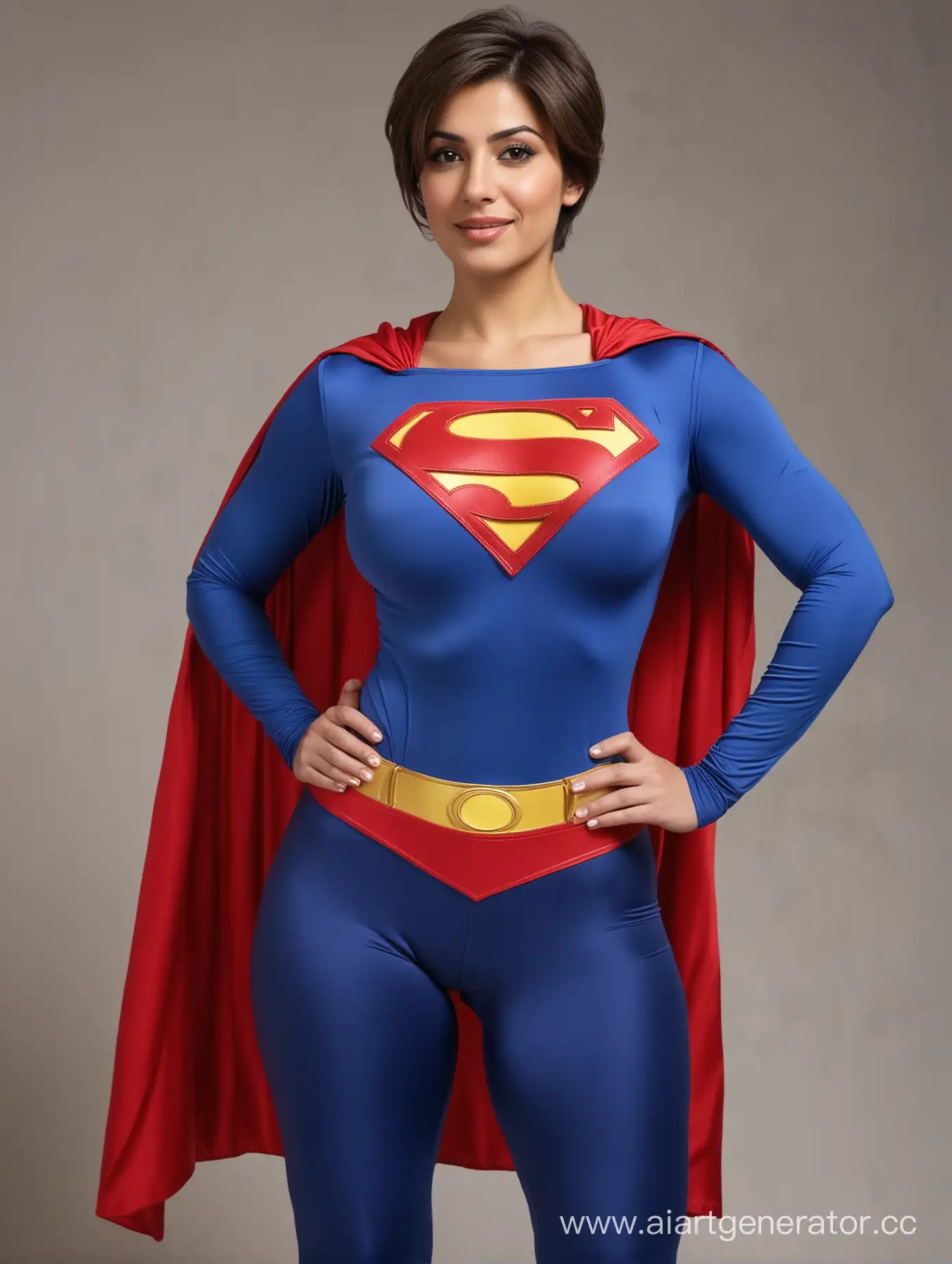 Strong-Middle-Eastern-Woman-Flexing-Enormous-Super-Muscles-in-Superman-Costume
