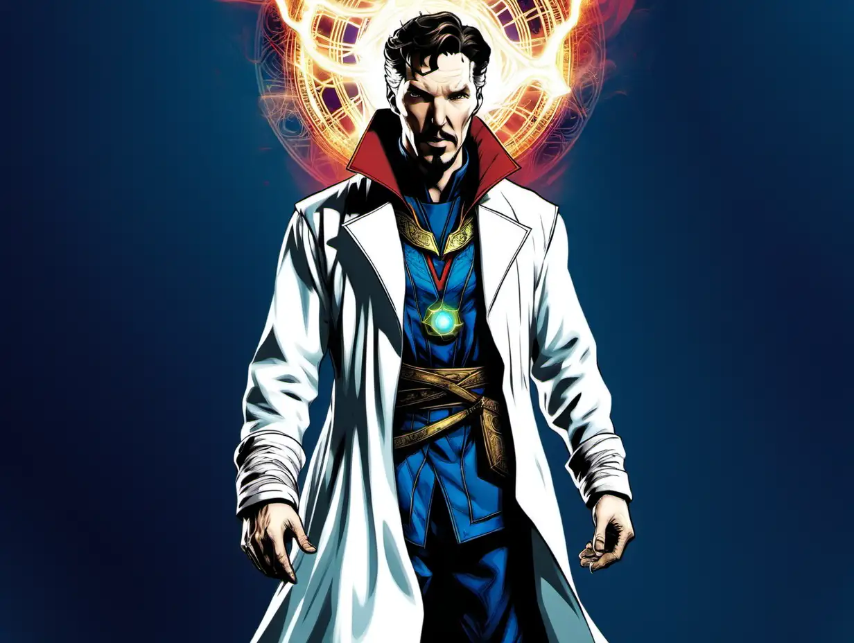 Doctor-Strange-Wearing-a-Mystical-White-Coat