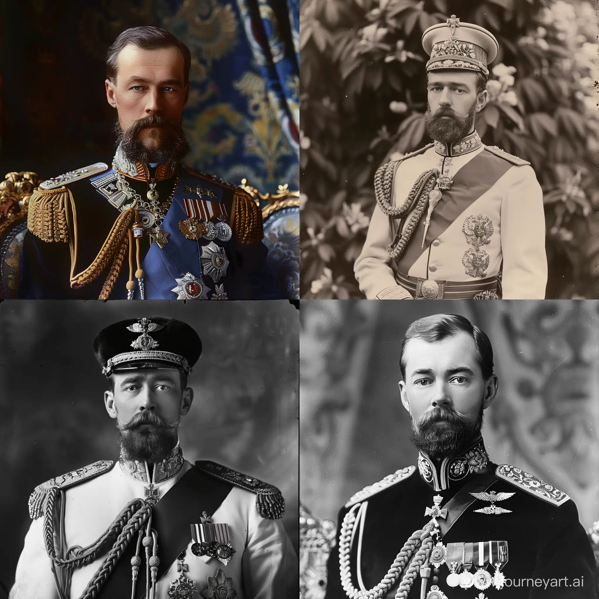 Russian-Emperor-Nicholas-II-Portrait-in-Classic-Style