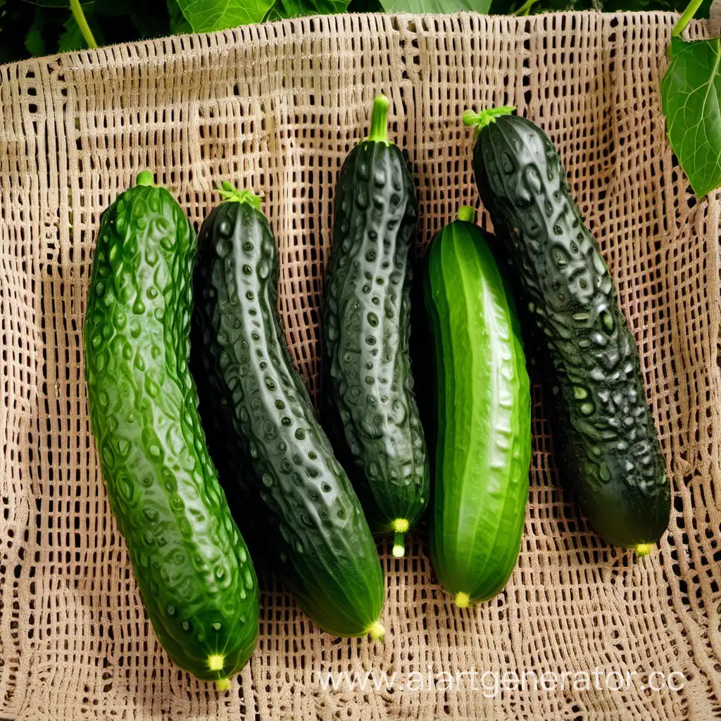 Vibrant-African-Cucumber-Harvest-in-Sunlit-Fields