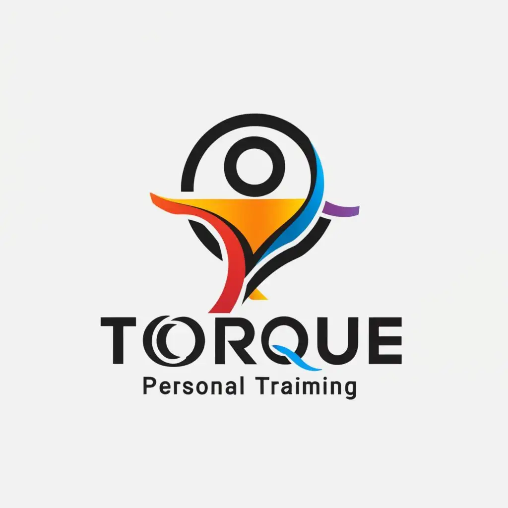 a logo design,with the text ""Torque Movement Personal Training"", main symbol:- A more welcoming feel,Minimalistic,clear background