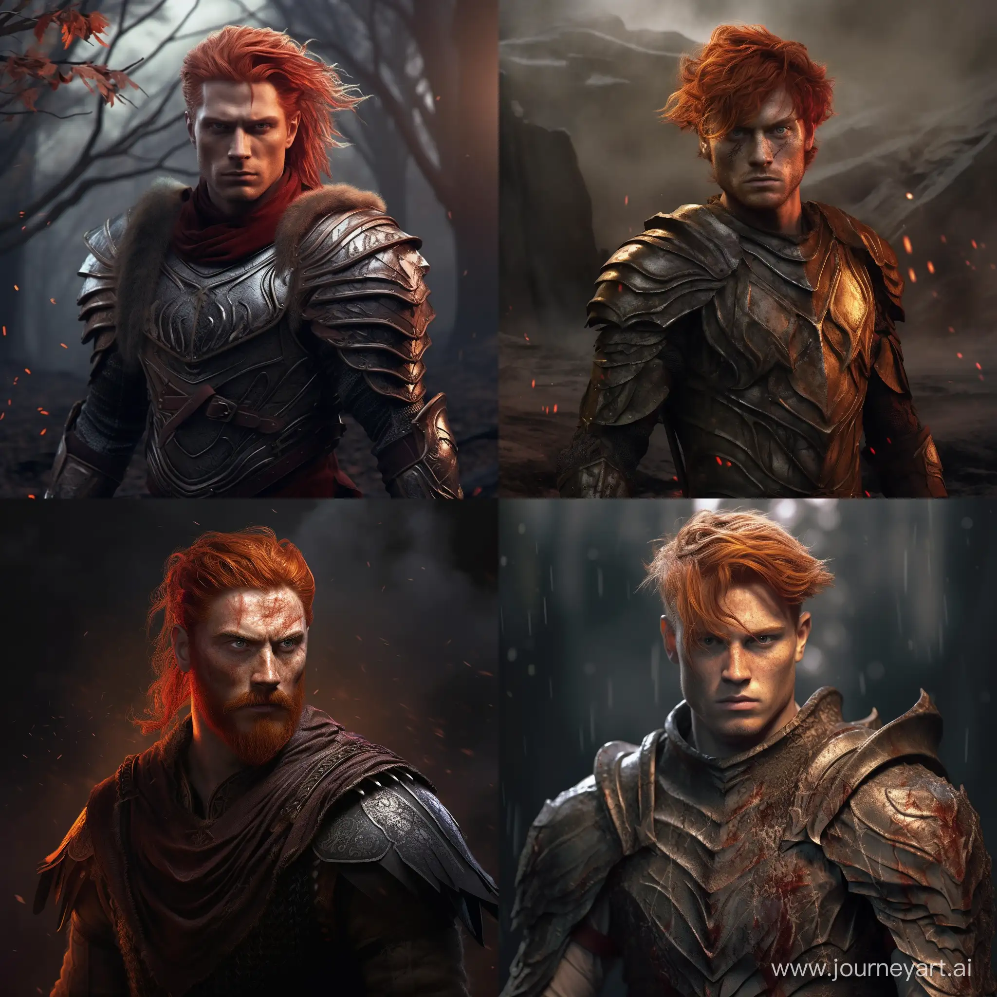 Epic-RedHaired-Male-Warrior-with-Lightning-Elements