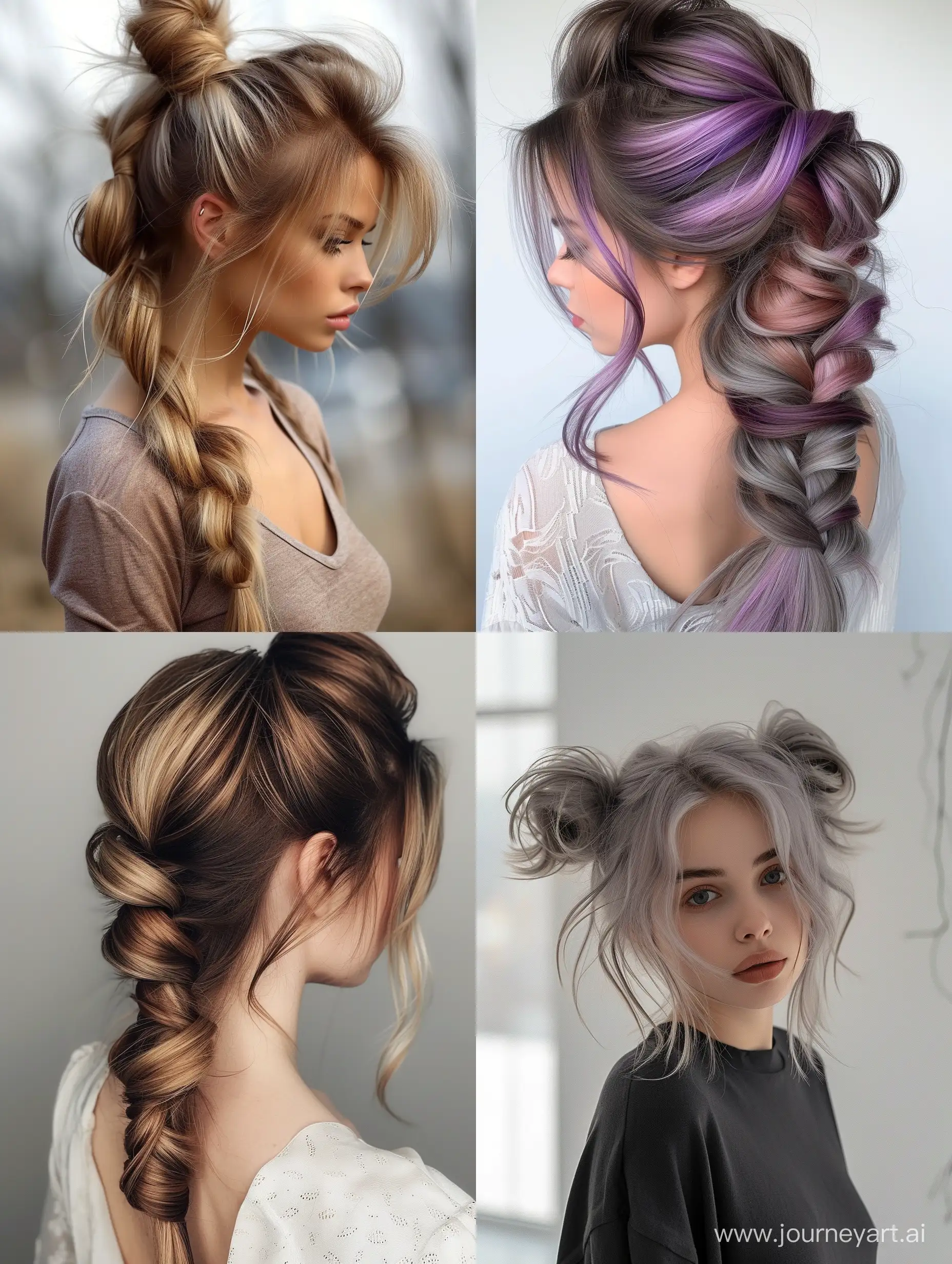 trendy Pigtail Hairstyles for Women ideas 2024