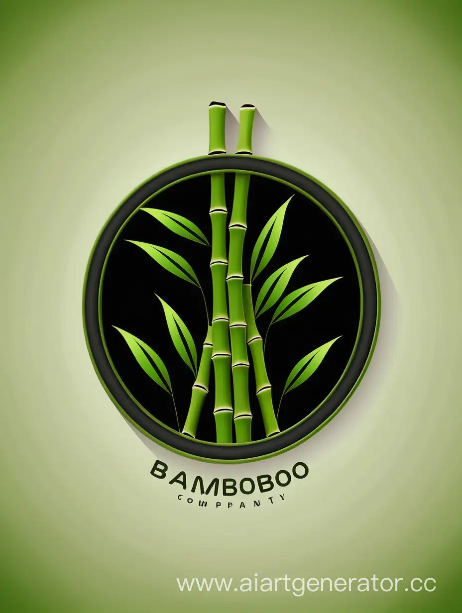 Smart-Bamboo-Business-Logo-on-Green-and-Black-Background