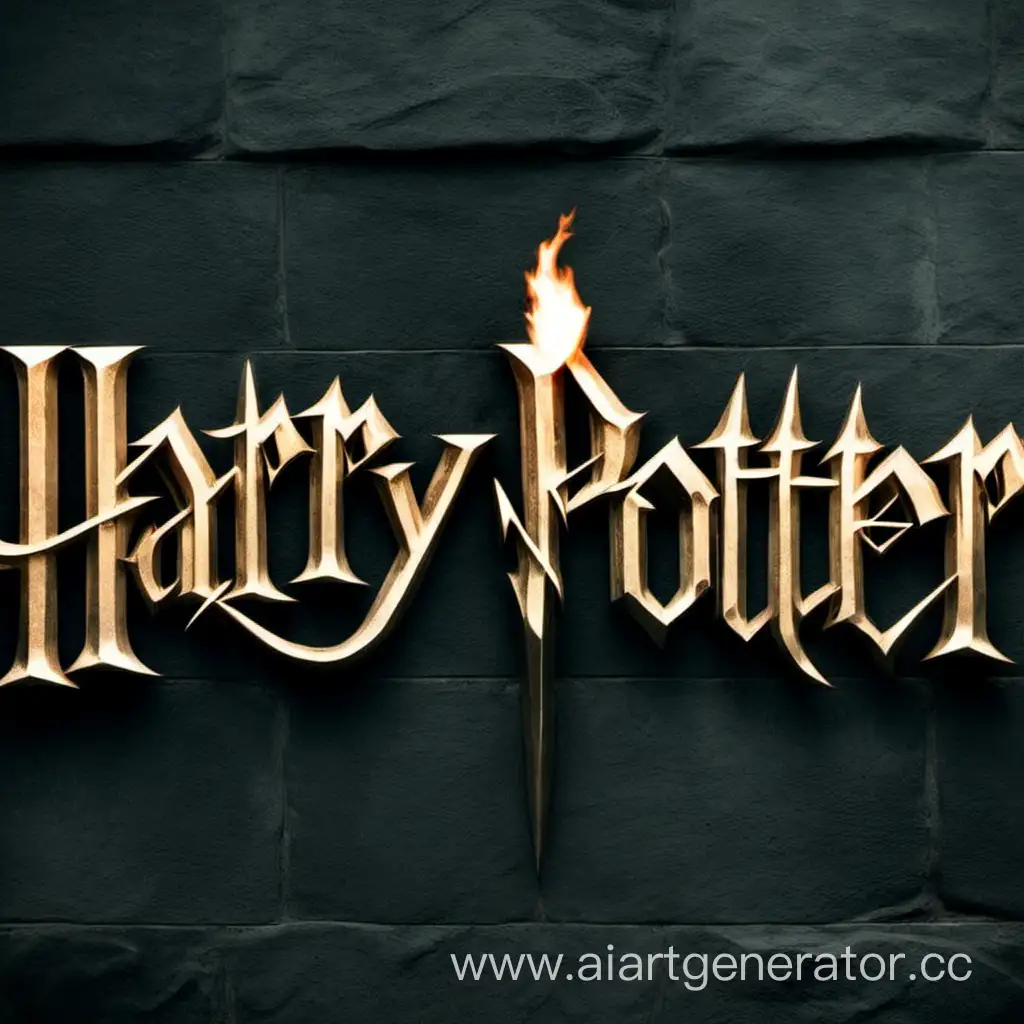 Надпись GGSTANDOFF в тематике Гарри Поттера.