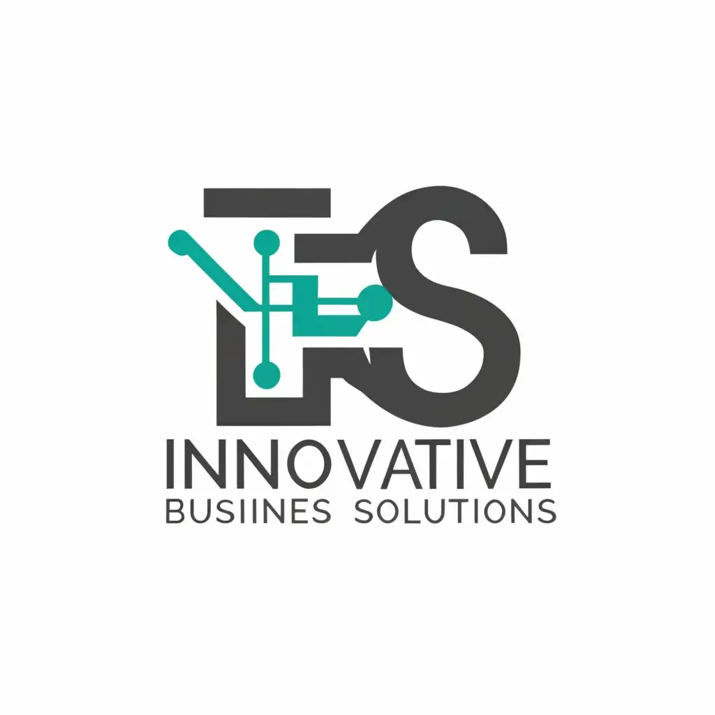 a logo design,with the text "INNOVATIVE BUSINESS SOLUTION", main symbol:IBS,Moderate,be used in Technology industry,clear background