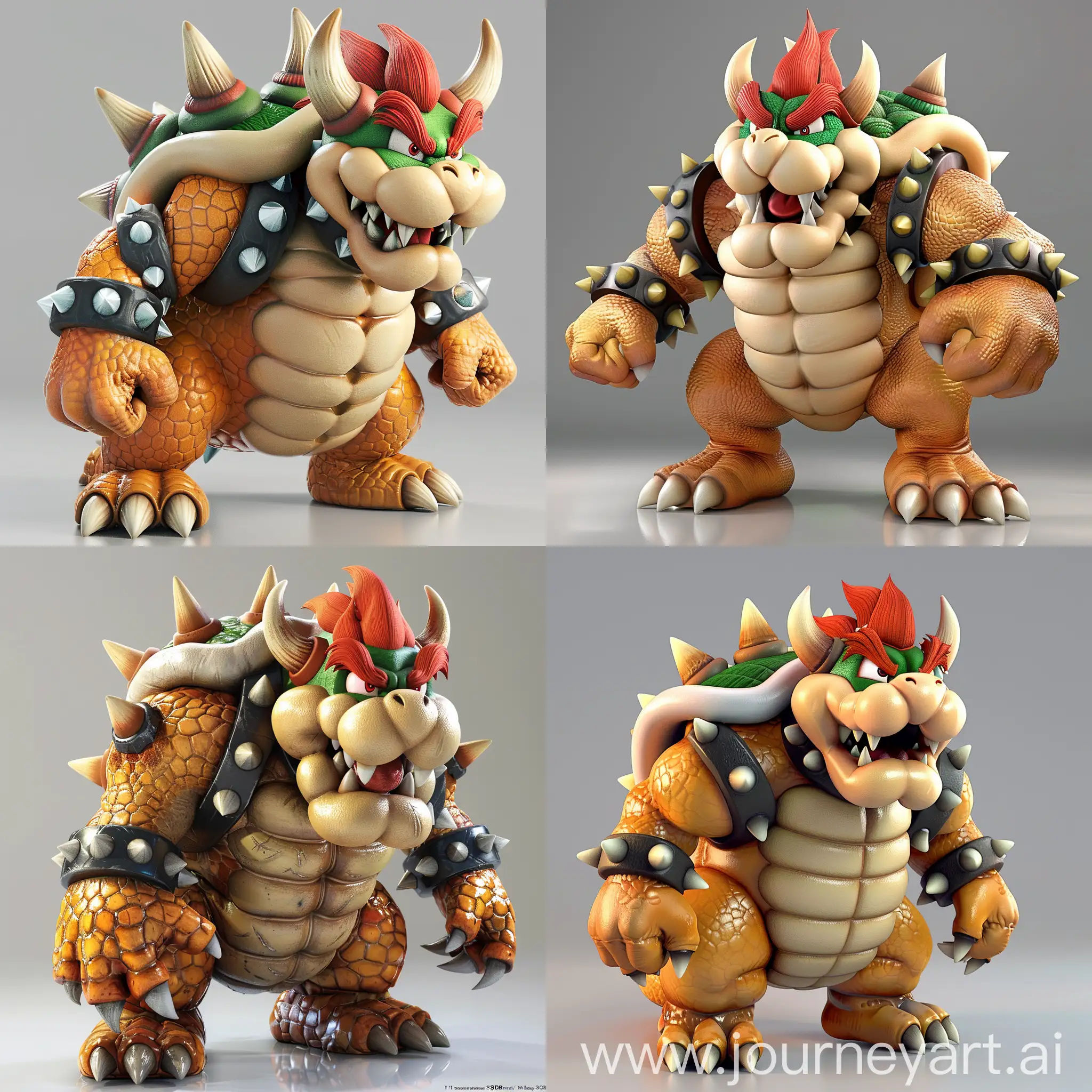 Bowser-from-Super-Mario-Bros-in-3D-Character-Rendering