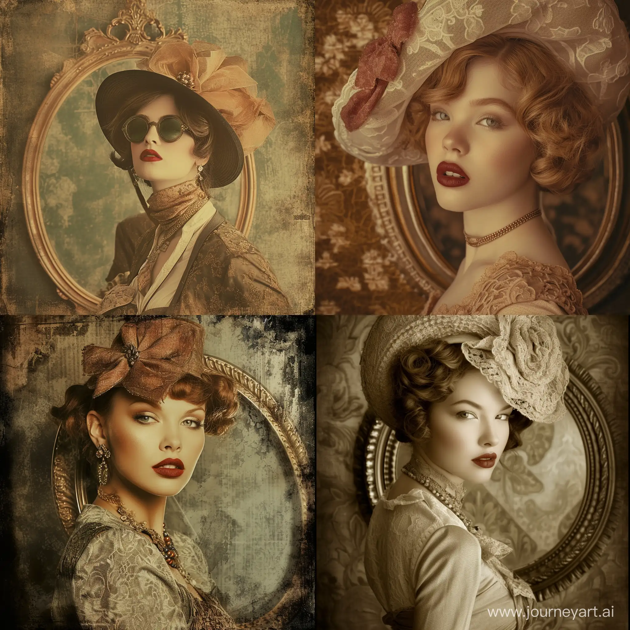 Fashionable-SelfPortrait-in-Vintage-Aesthetic
