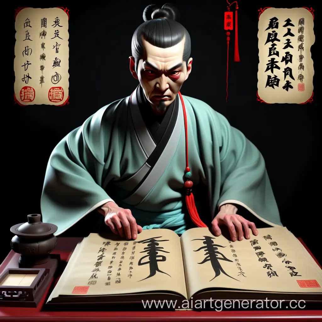 Xu-Mingkai-Taoist-Battling-Demons-in-an-Ancient-Exorcism-Ritual