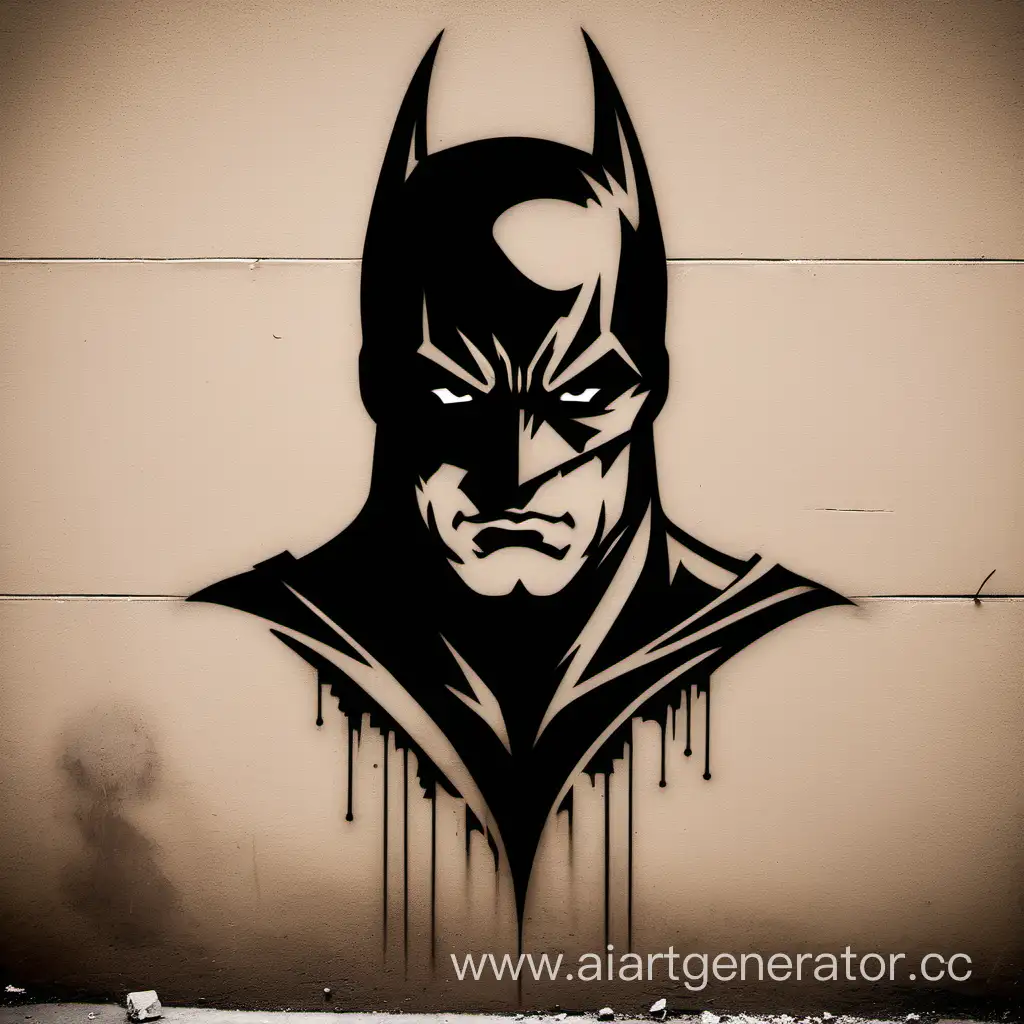 Dynamic-Batman-Stencil-Art-Vigilante-Hero-in-Action