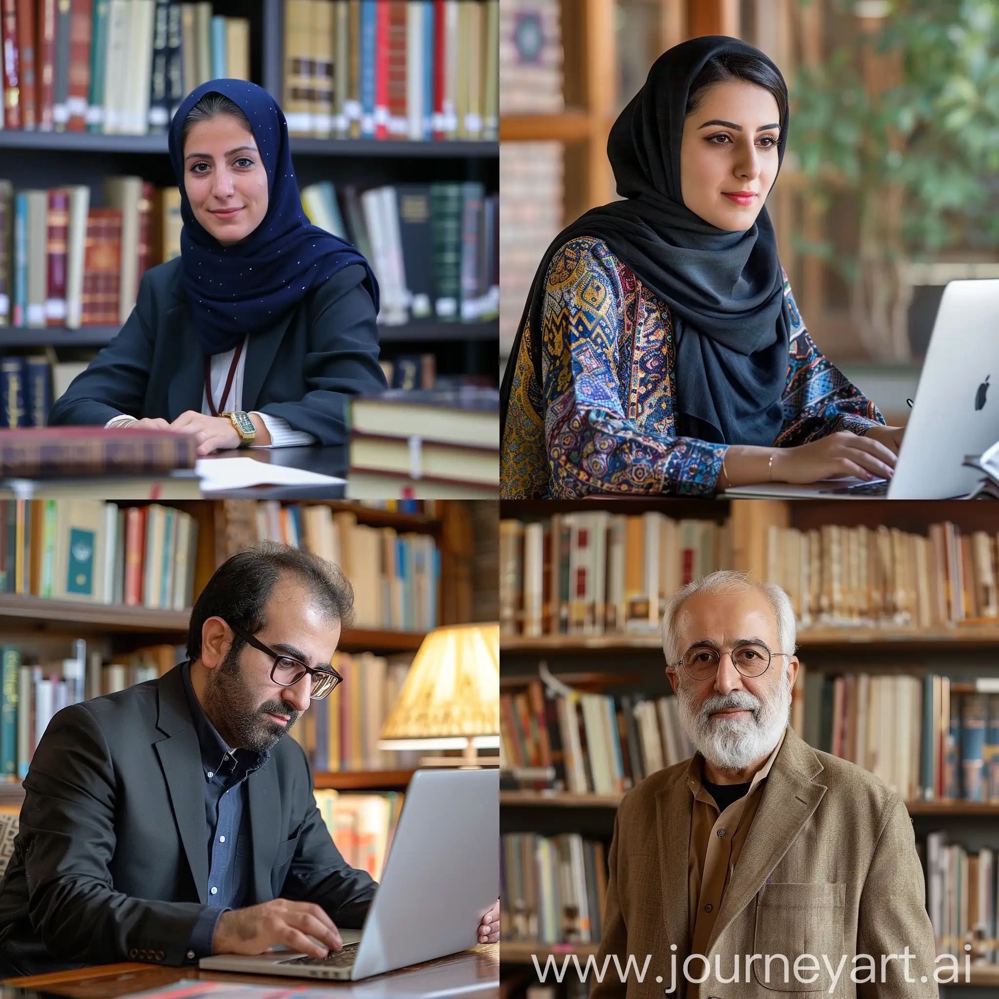 Iranian-Politician-Studying-with-Intensity