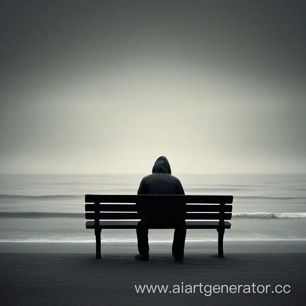 Solitary-Figure-Contemplating-Cityscape-at-Dusk