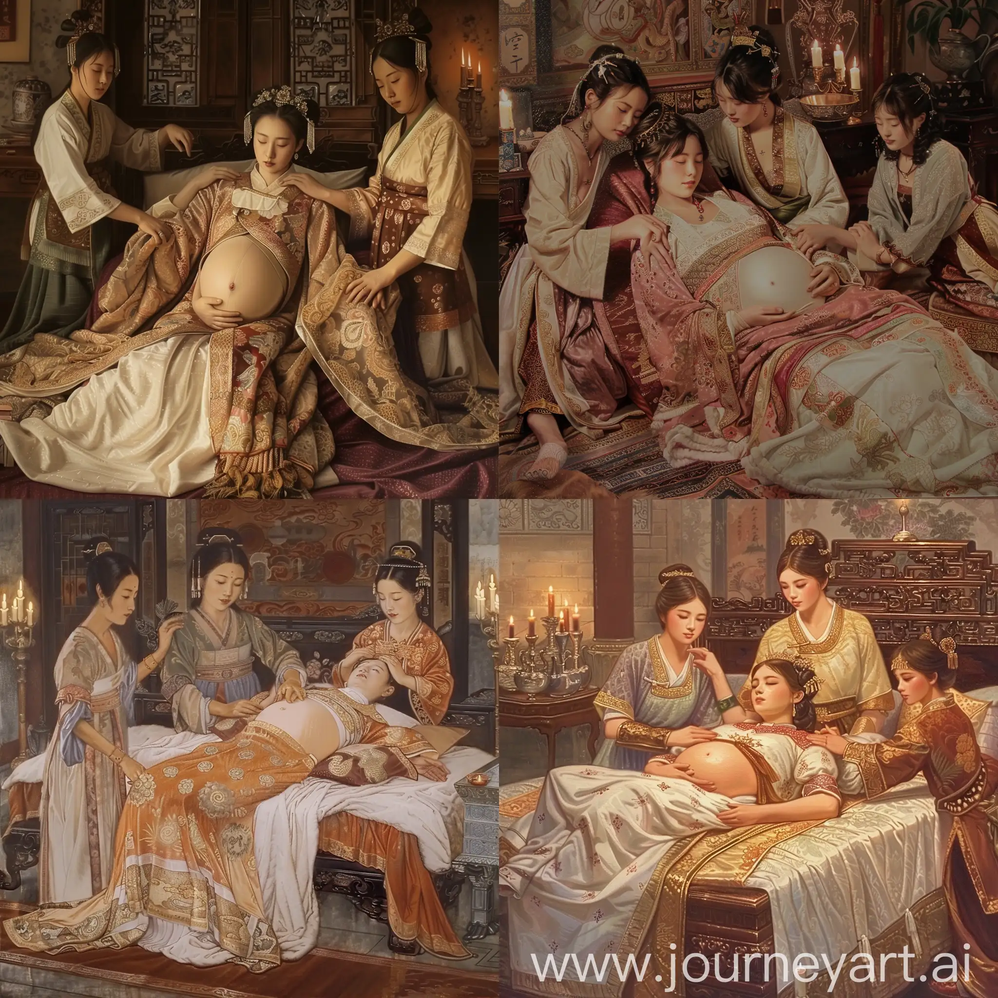 Qing-Dynasty-Empress-Pregnancy-Rest-Opulence-and-Care-in-Ancient-Palace