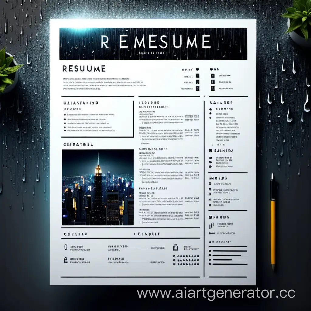 Energetic-Modern-Resume-Night-Lights-and-Skyscrapers-in-the-Rain