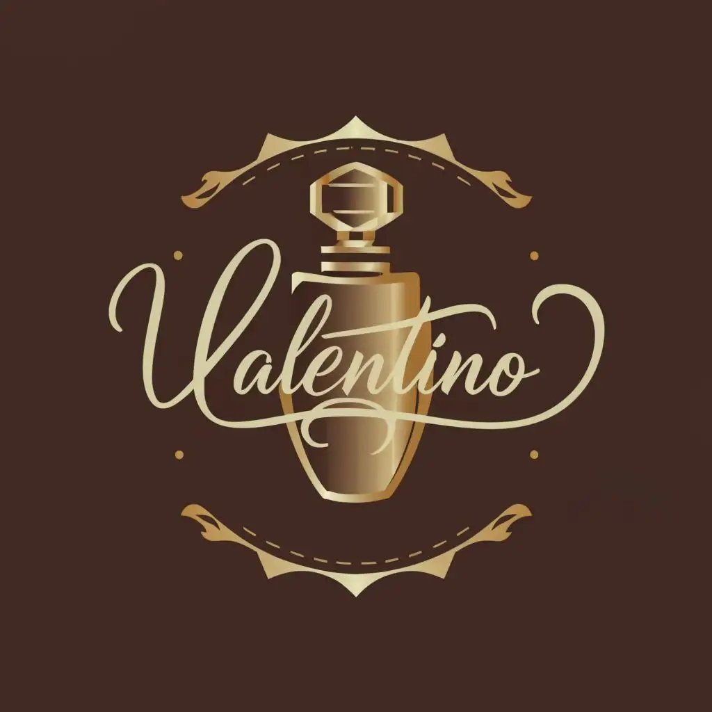 LOGO-Design-For-Valentino-Elegant-Text-with-Perfume-Symbol-on-Clear-Background