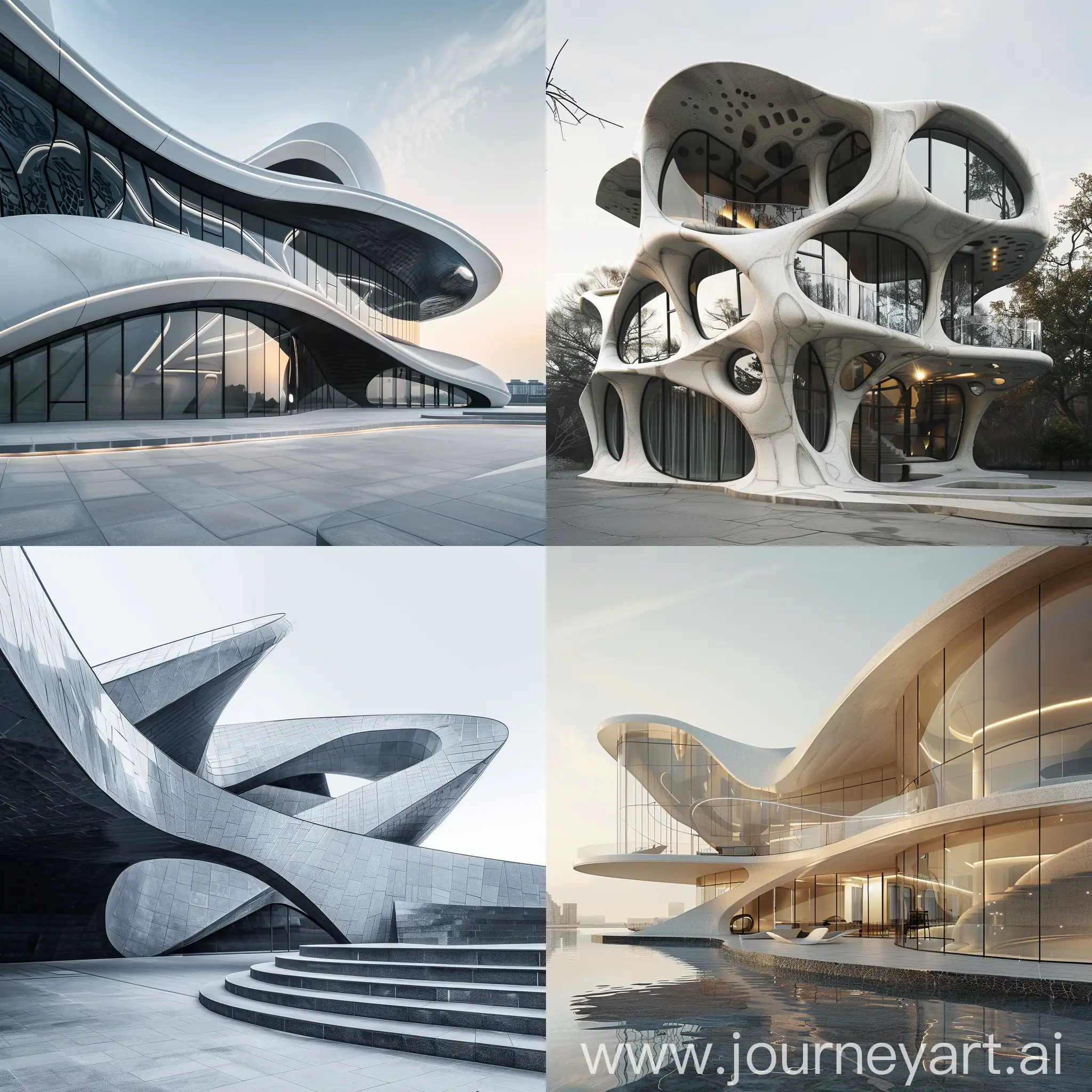 Tech-Inspired Forms architecture