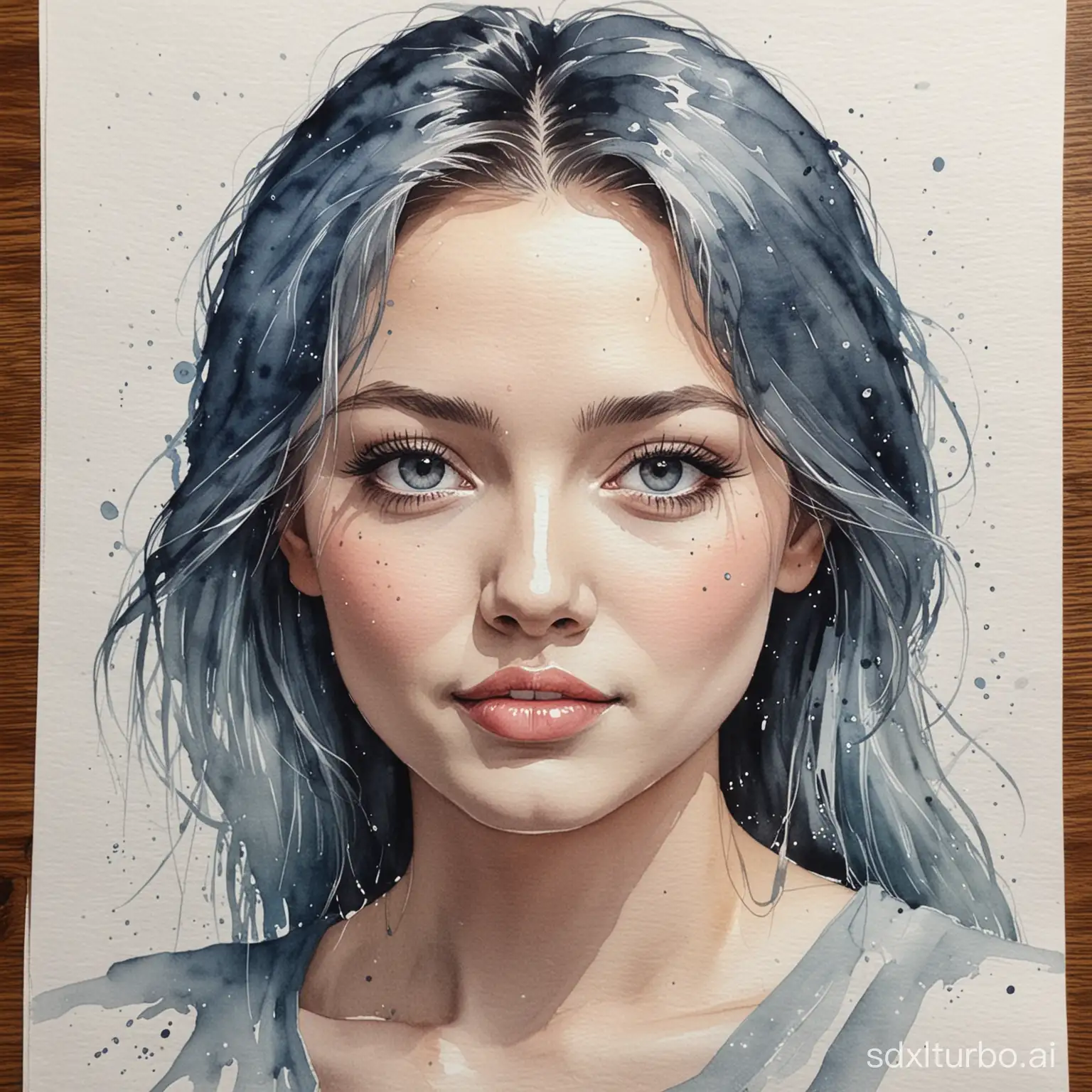 water color potrait