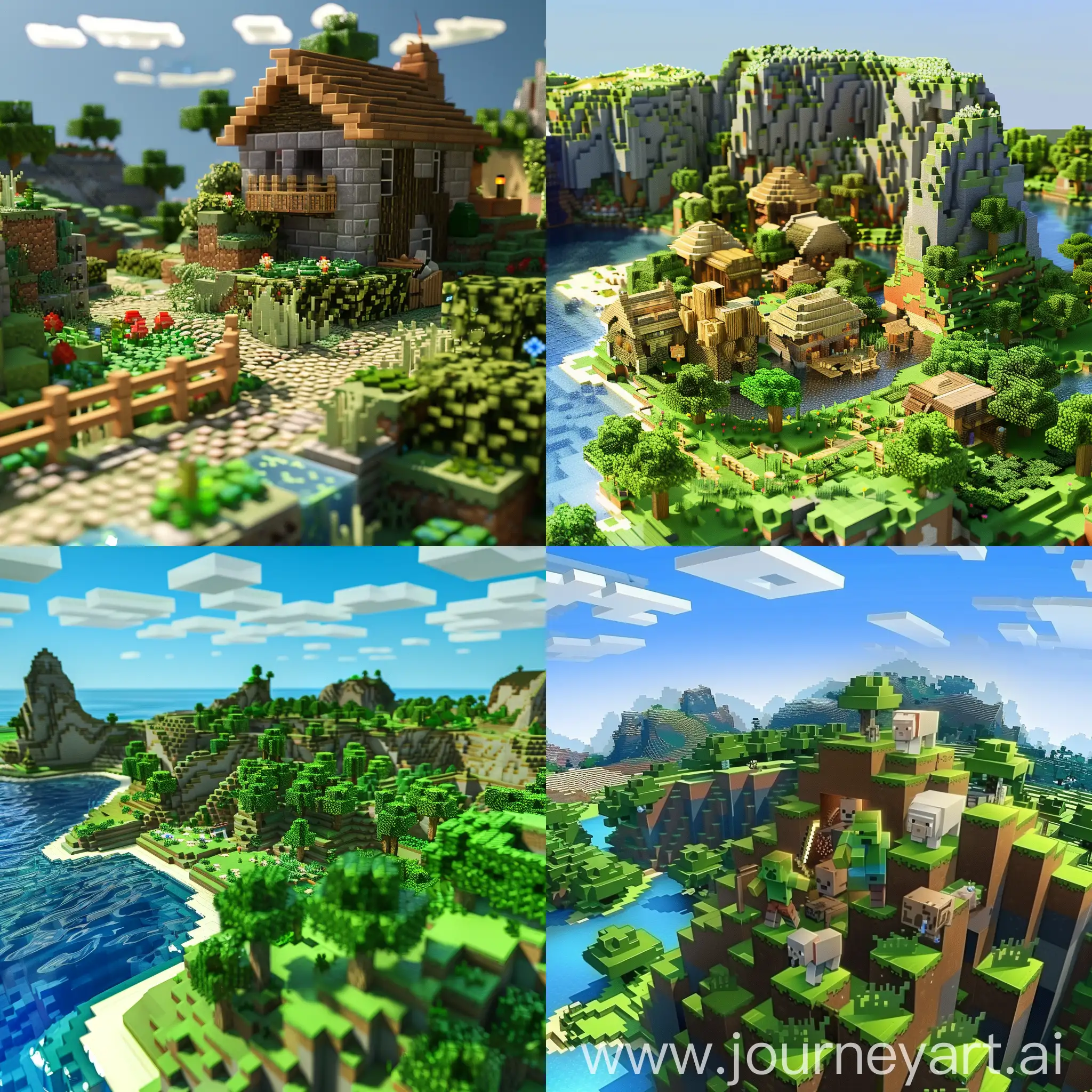 Exploring-a-3D-Minecraft-World