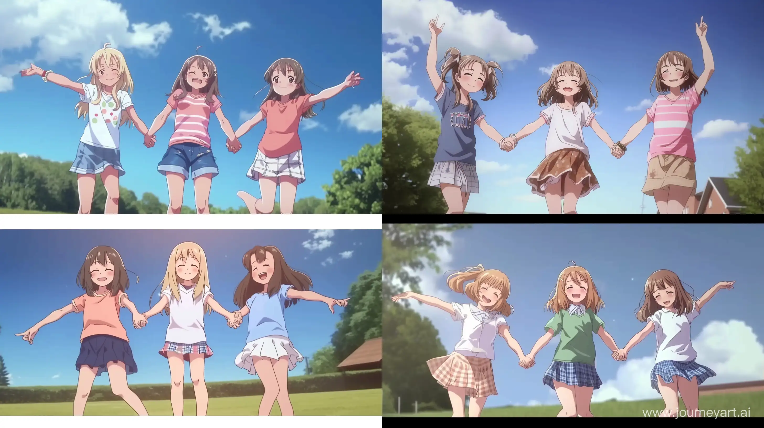 Joyful-Chibi-Trio-Dancing-in-Silly-Poses-Comedy-Anime-Scene