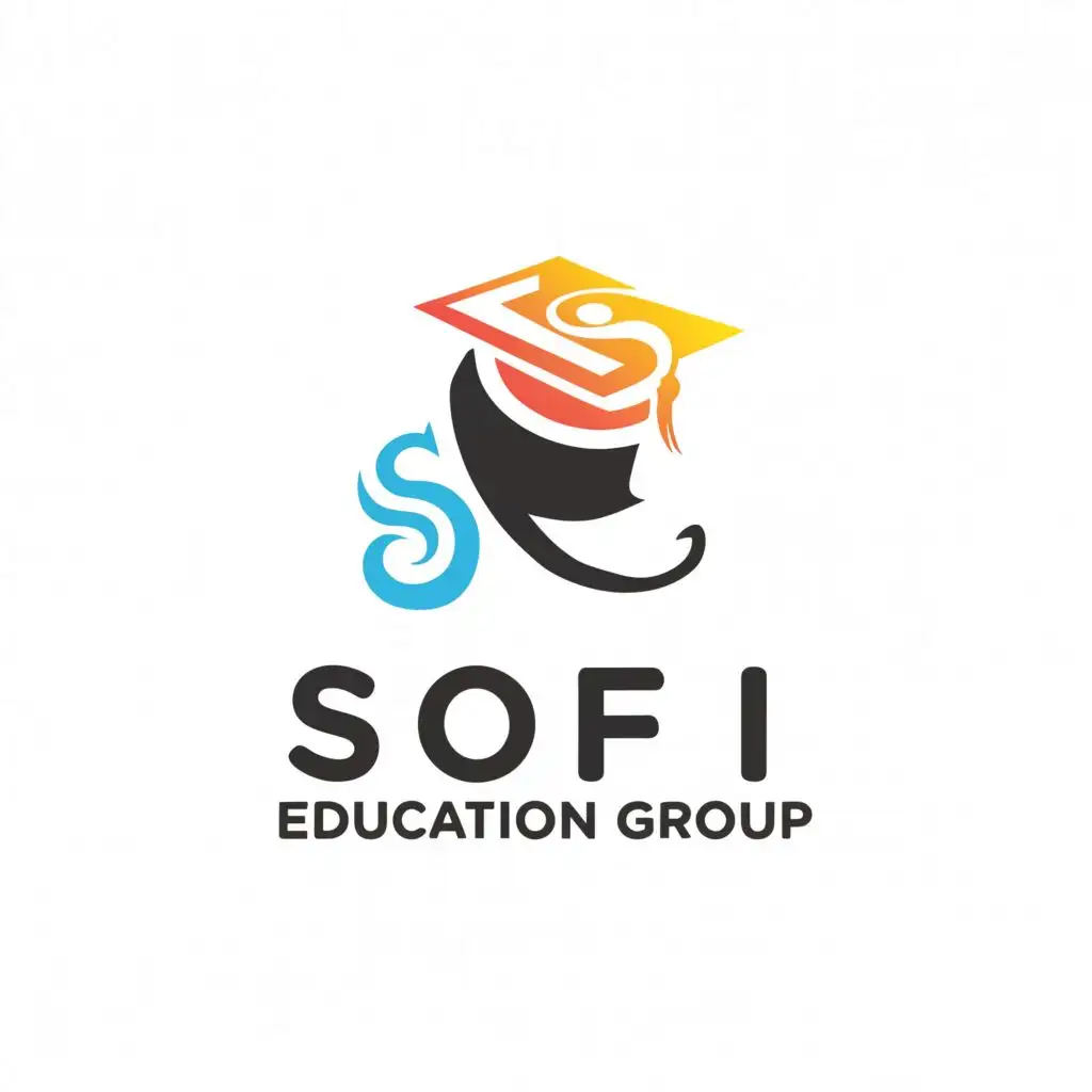 LOGO-Design-for-Sofi-Education-Group-Modern-Text-with-Symbol-of-Knowledge-on-Clear-Background