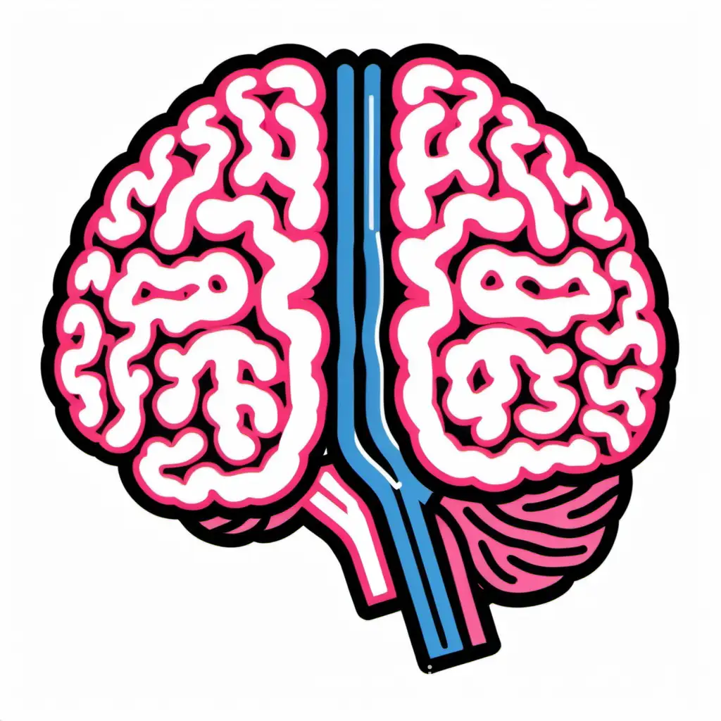 Detailed-Pencil-Drawing-of-Human-Brain-with-Highlighted-Left-and-Right-Hemispheres