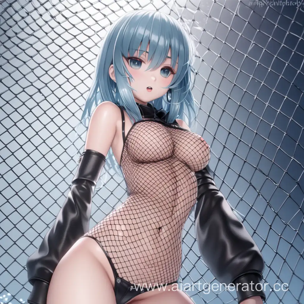 Elegant-Anime-Girl-in-Mesmerizing-Fishnet-Attire