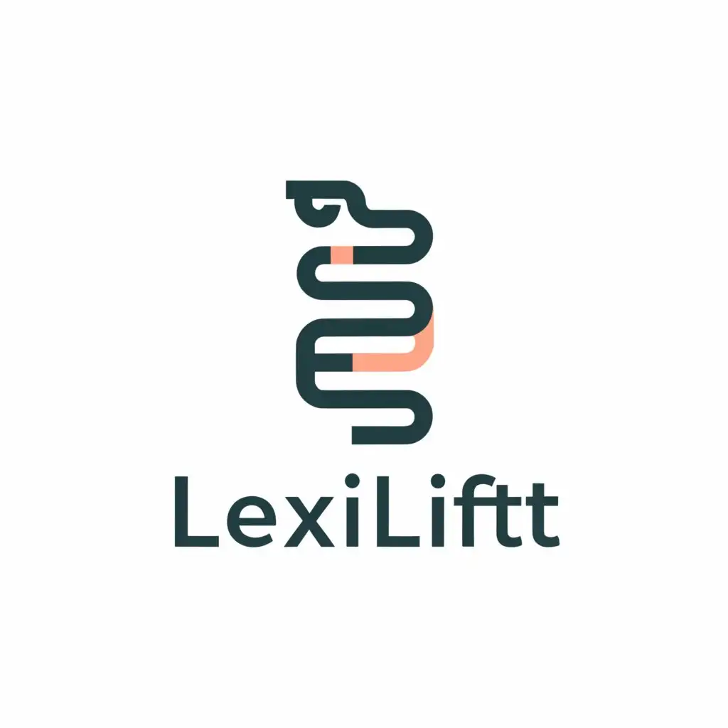 a logo design,with the text "Lexilift", main symbol:Snake and ladder,Minimalistic,be used in Animals Pets industry,clear background