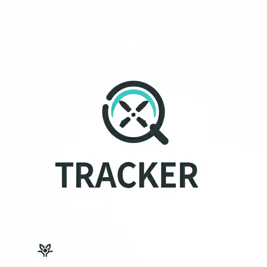 a logo design,with the text "Tracker", main symbol:Searching for a bug,Moderate,be used in Technology industry,clear background
