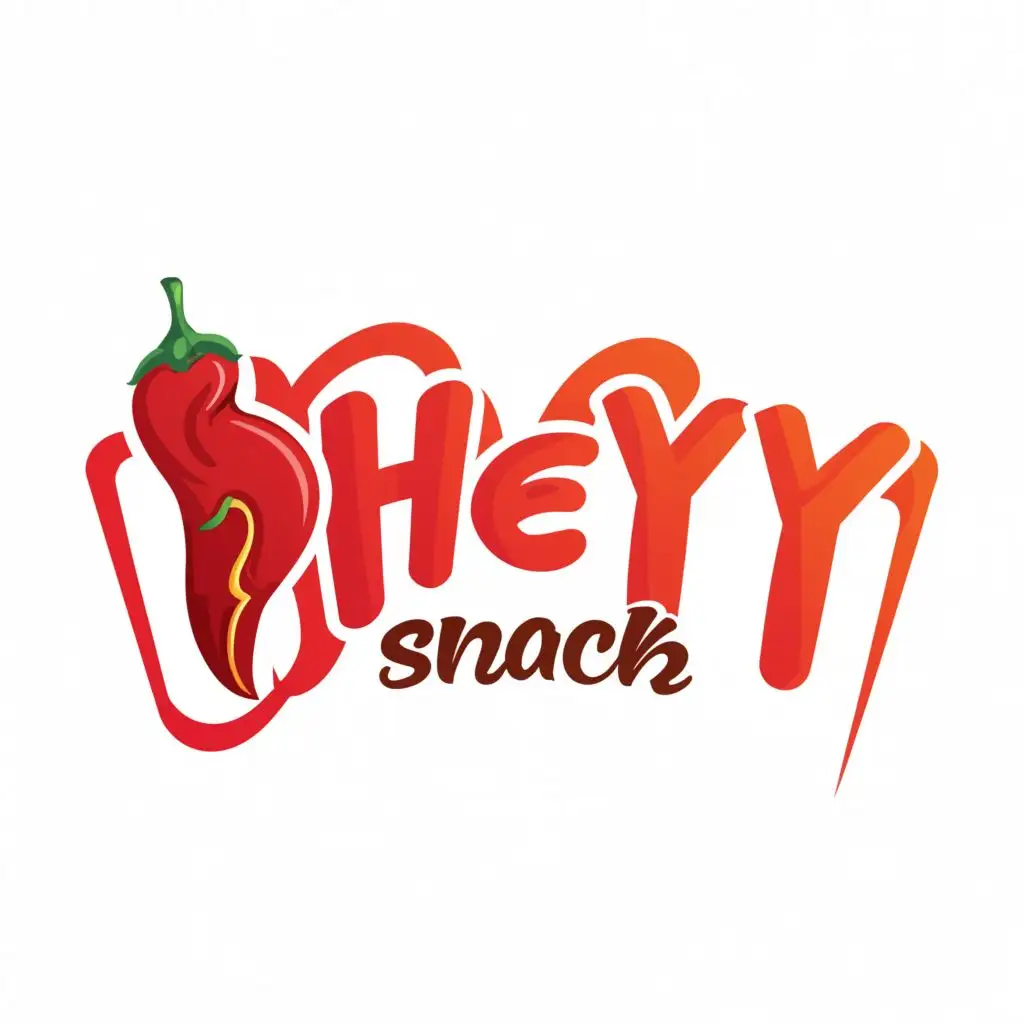 a logo design,with the text "DHEYY SNACK", main symbol:Chili,Moderate,be used in Restaurant industry,clear background
