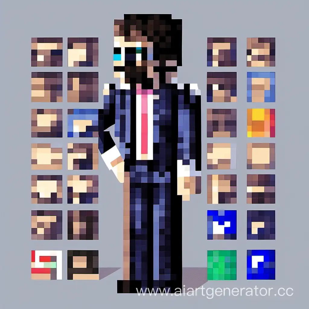 Vibrant-Pixel-Art-Illustration-Showcasing-Unique-Personal-Branding
