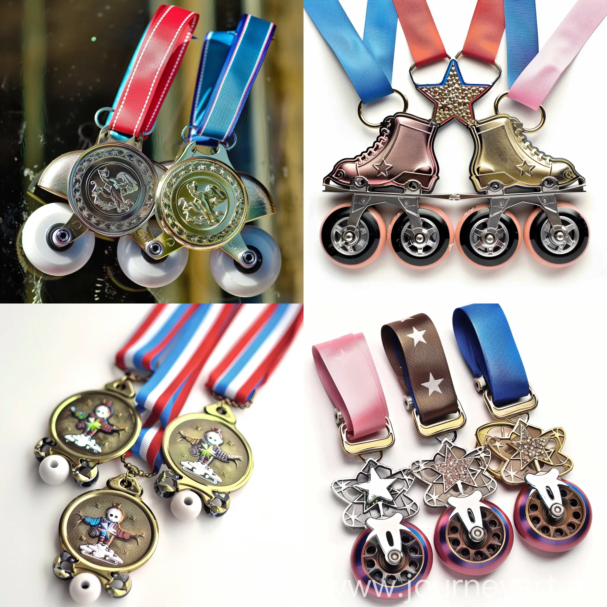 Kids-Roller-Skating-Medals-Victorious-Young-Skaters-with-Awards
