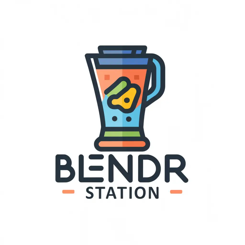 a logo design,with the text "Blender Station", main symbol:The logo for "Blender Station" embodies the essence of 3D creativity and innovation. At its core is a meticulously crafted representation of a blender, symbolizing the software's power to blend digital elements seamlessly. The blender's sleek design and intricate details reflect the sophistication of 3D modeling and animation achievable with Blender.

Within the blending jar, the letters "B" and "S" emerge subtly, forming the initials of "Blender Station" and highlighting the software's central role in the brand's identity. These letters are seamlessly integrated into the design, emphasizing the fusion of technology and creativity inherent in Blender.

The color palette chosen for the logo is carefully selected to evoke the digital realm. Cool shades of blue signify professionalism and trust, while hints of vibrant green and orange represent growth and innovation within the 3D community.

The typography used for the text "Blender Station" is modern and crisp, echoing the clean lines and precision of 3D design. Each letter is thoughtfully spaced and crafted to ensure legibility and visual impact, reinforcing the brand's commitment to quality and excellence.

The composition of the logo is dynamic and balanced, with the blender icon and text seamlessly integrated to create a cohesive visual identity. Whether displayed on digital screens or printed materials, the logo stands out as a symbol of expertise and creativity in the world of Blender tutorials and content creation.

In summary, the logo for "Blender Station" is a powerful representation of the brand's dedication to the art and technology of 3D design, serving as a beacon for enthusiasts and professionals alike in the Blender community.

,Moderate,be used in Technology industry,clear background