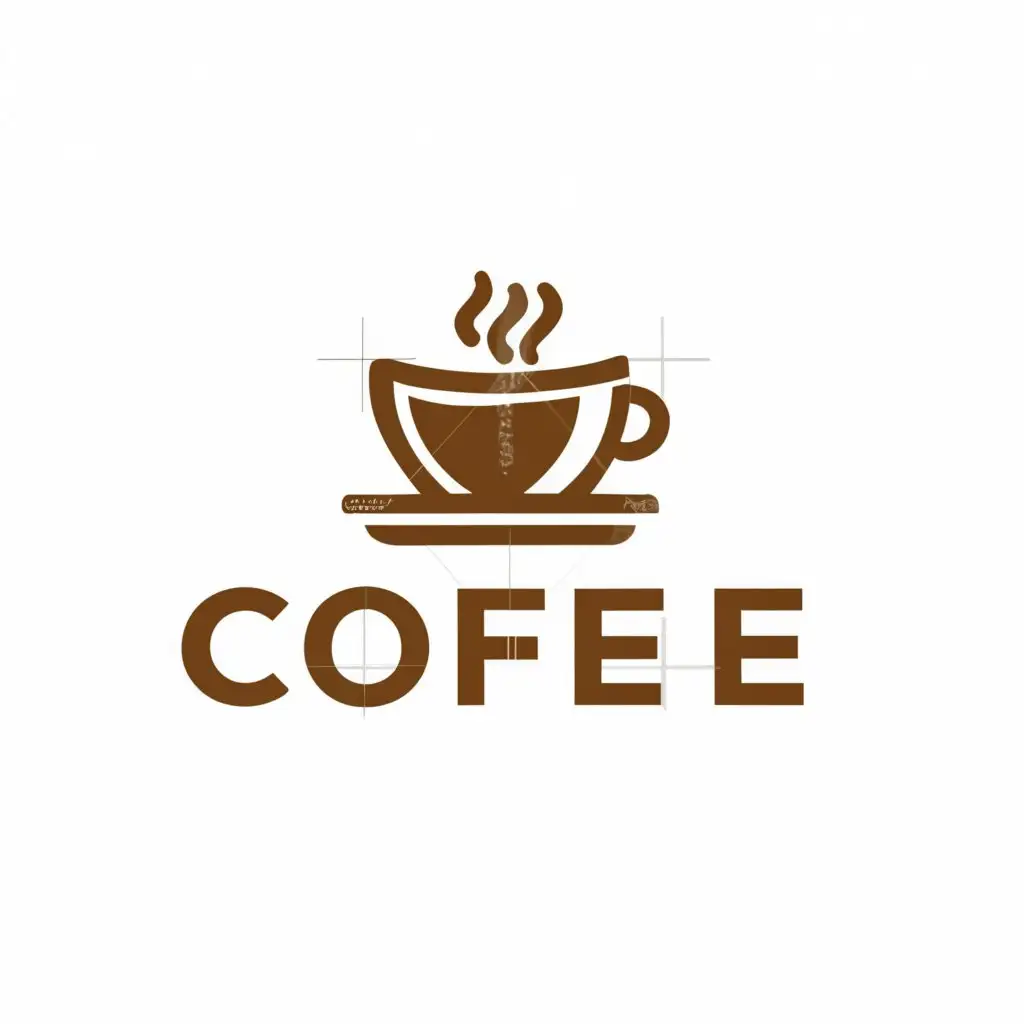 LOGO-Design-For-Caf-Bold-Text-Cofee-with-a-Classic-Coffee-Cup-Icon
