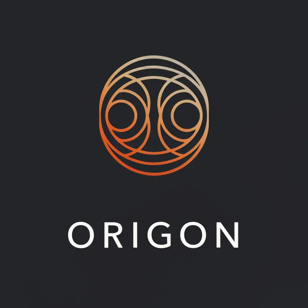 a logo design,with the text 'origon', main symbol:artistic,complex,be used in Entertainment industry,clear background