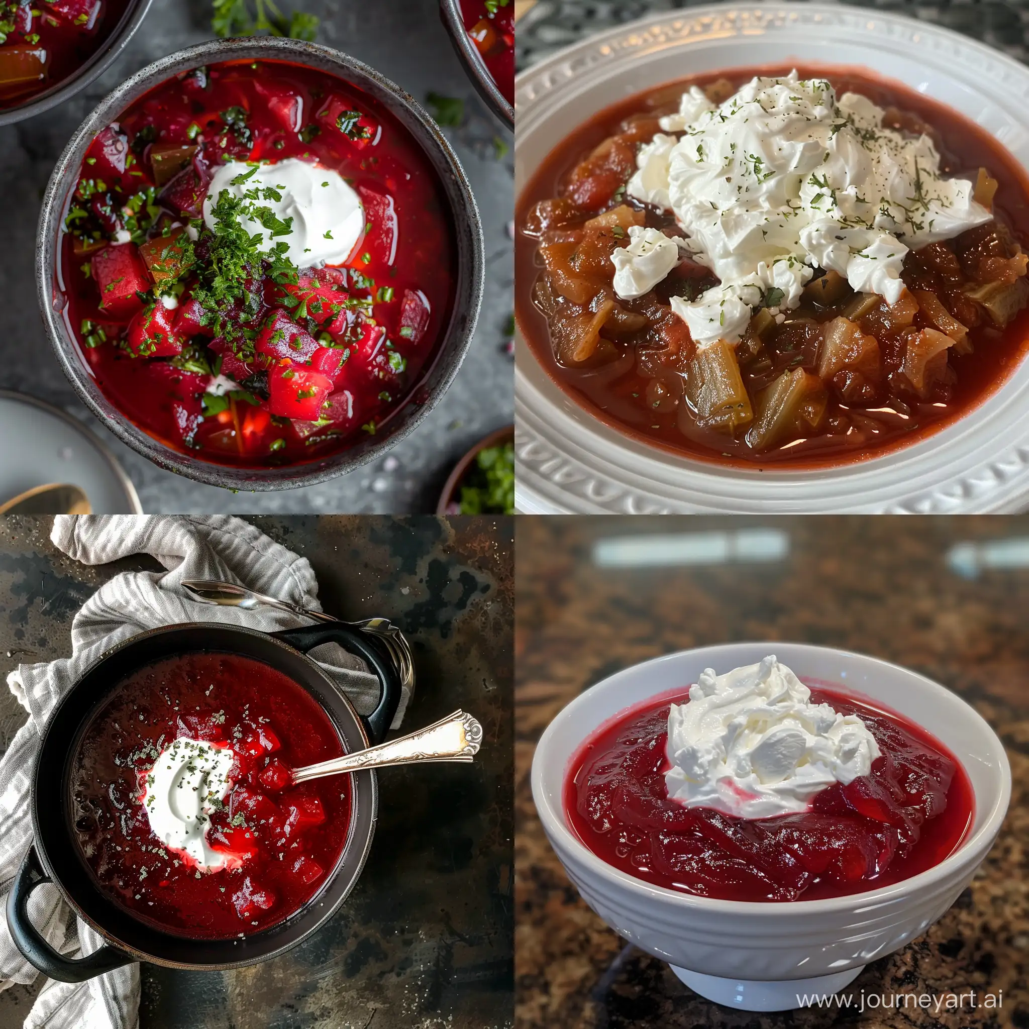 Traditional-Borscht-Soup-with-Dollop-of-Sour-Cream