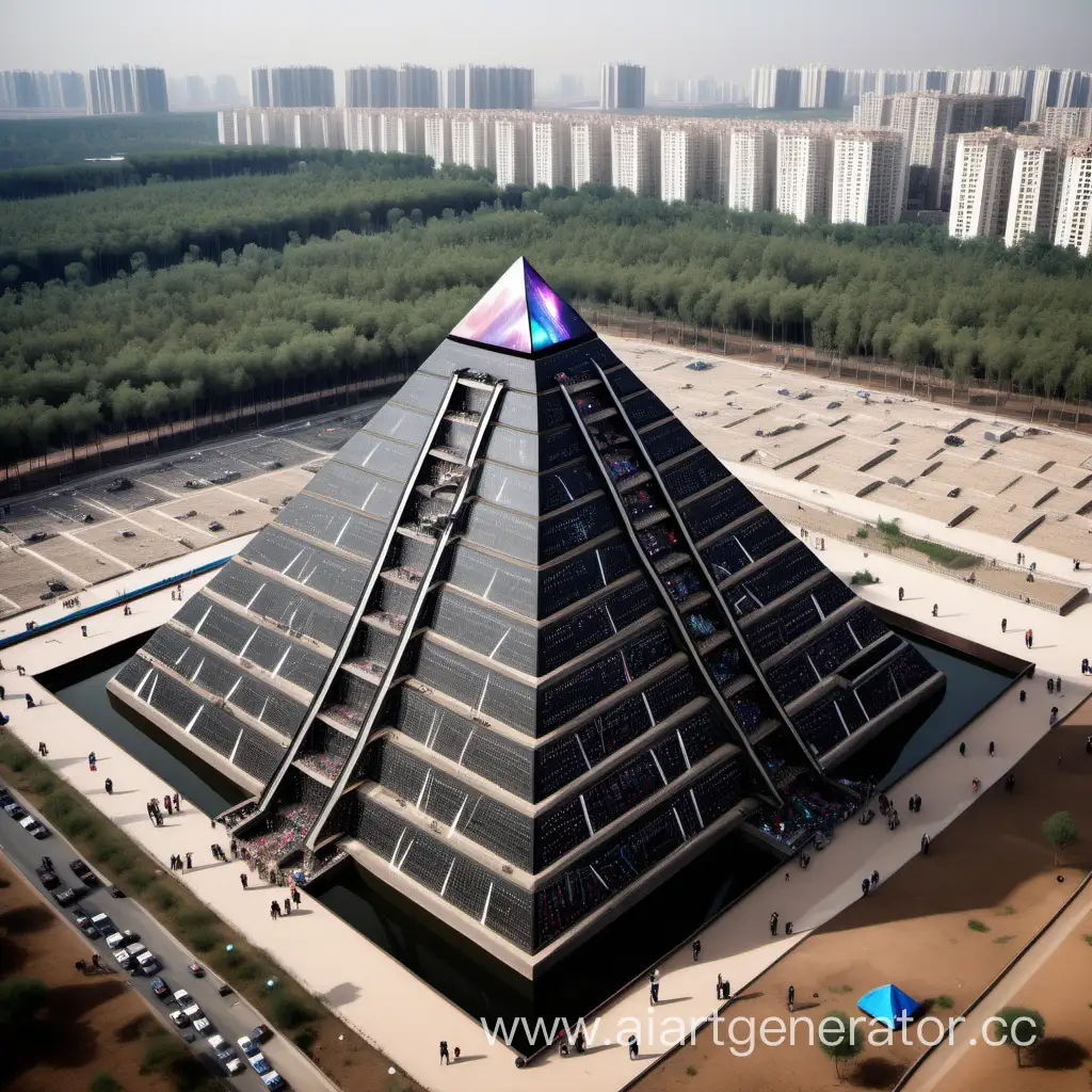 Massive-ElectronicsPacked-Pyramidal-Tank-Towering-100-Meters-High