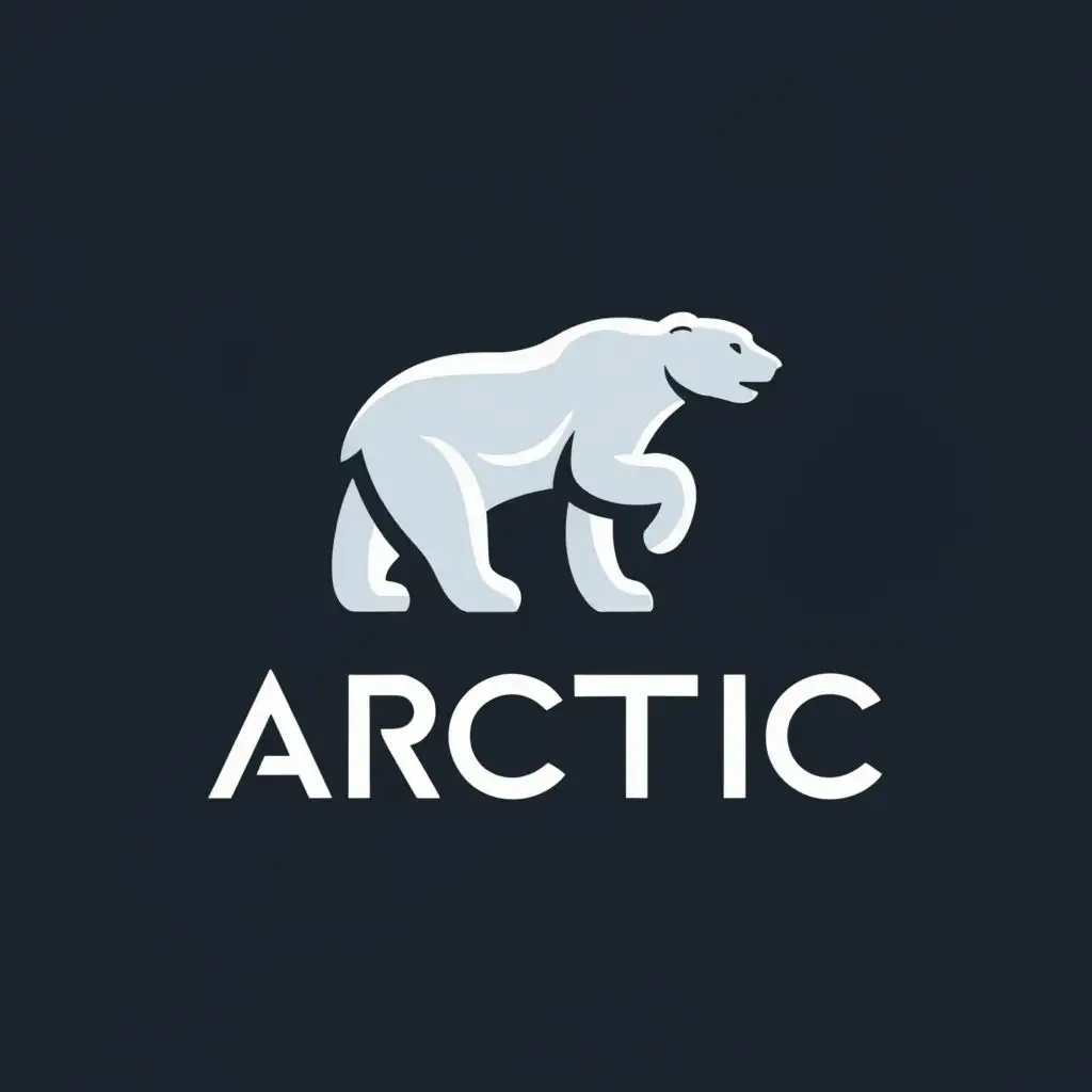 a logo design,with the text "Arctic", main symbol:Polar Bear,Moderate,be used in Travel industry,clear background