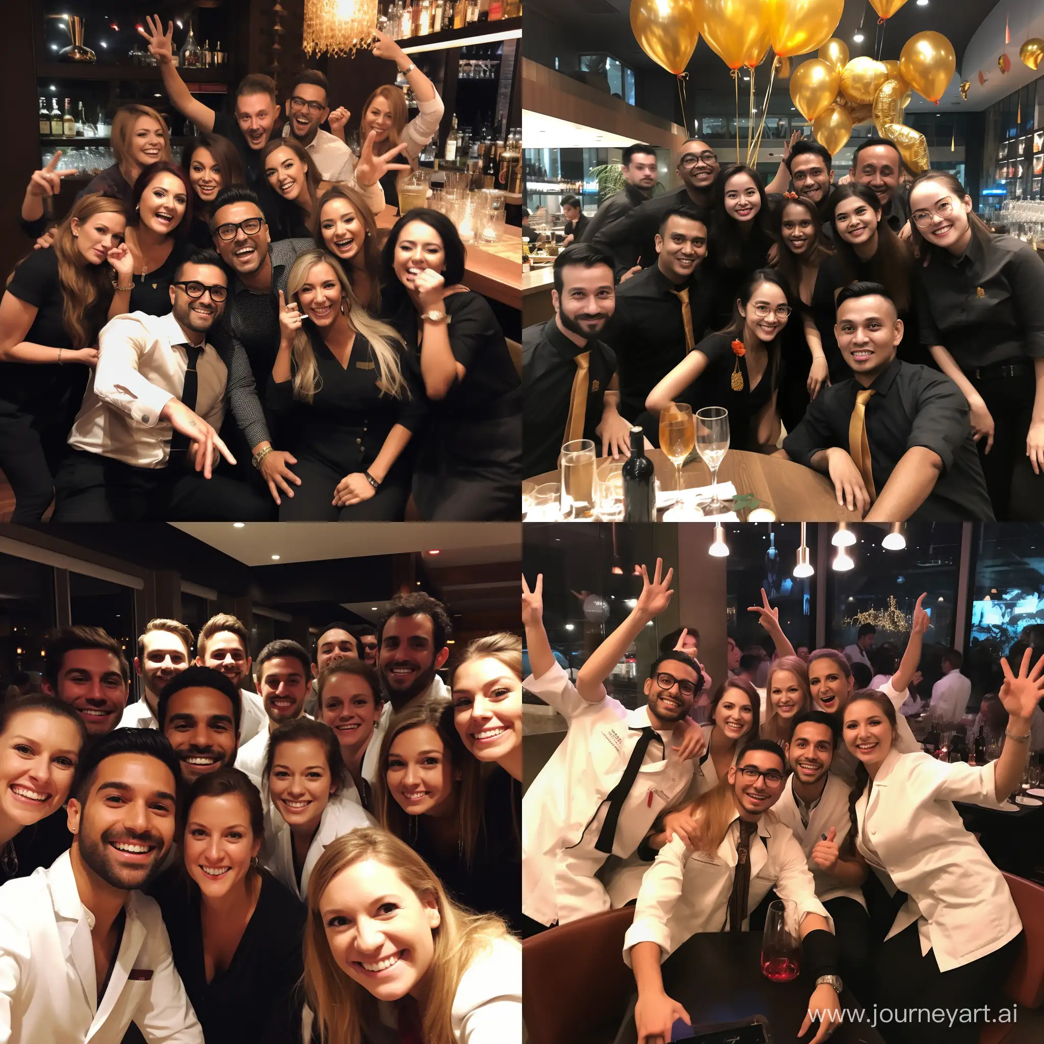 Aydenta-Dentistry-Team-Celebrates-New-Years-at-Tecila-Boom-Restaurant