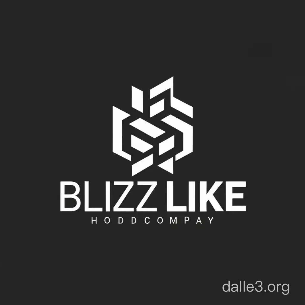 Логотип холдинговой компании с текстом BlizzLike