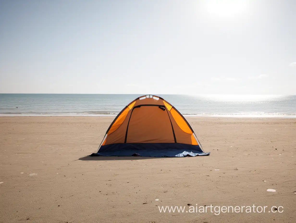 Палатка на пляже 