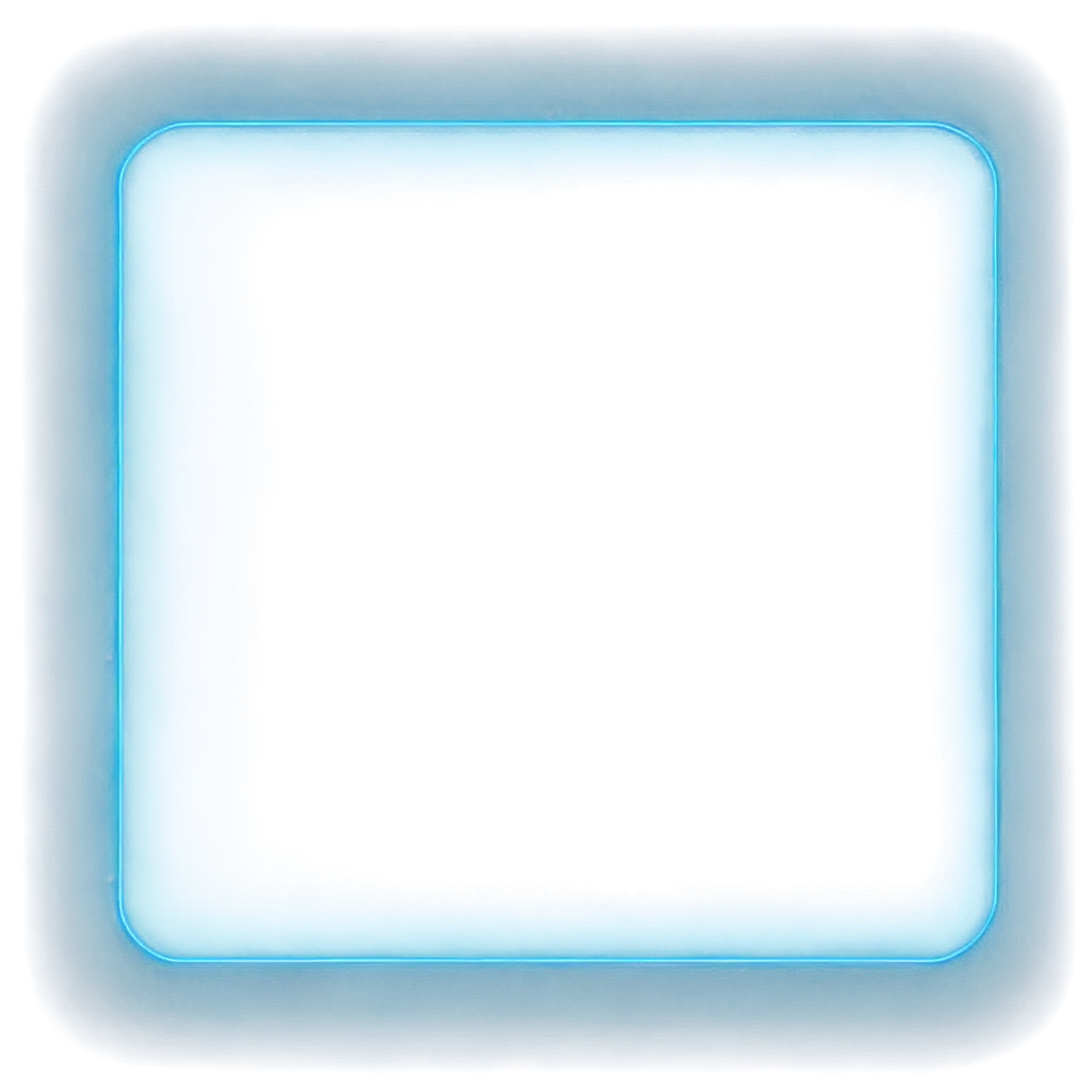 blue glowy square
