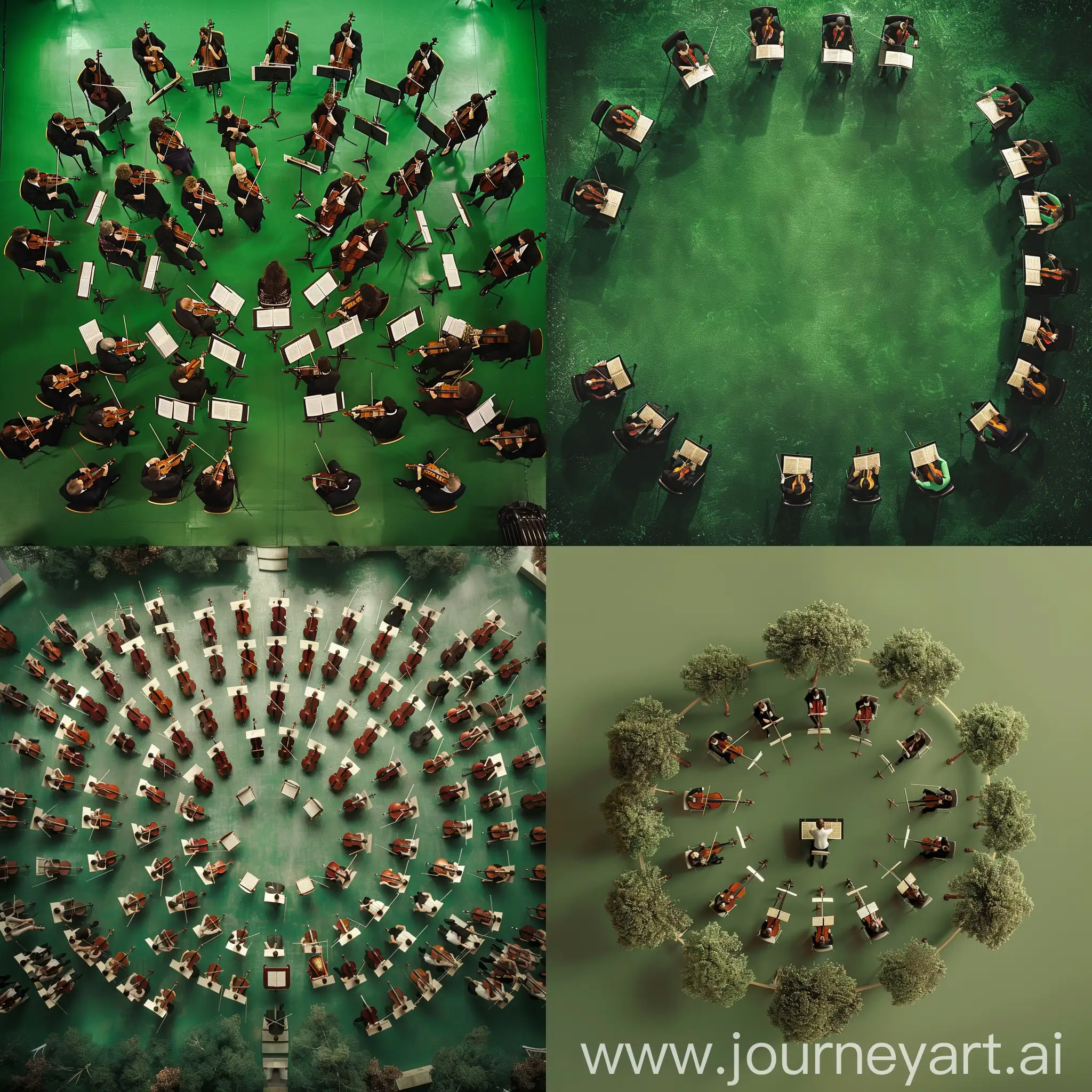 Realistic-Aerial-View-of-Orchestra-Performing-in-Green-Setting