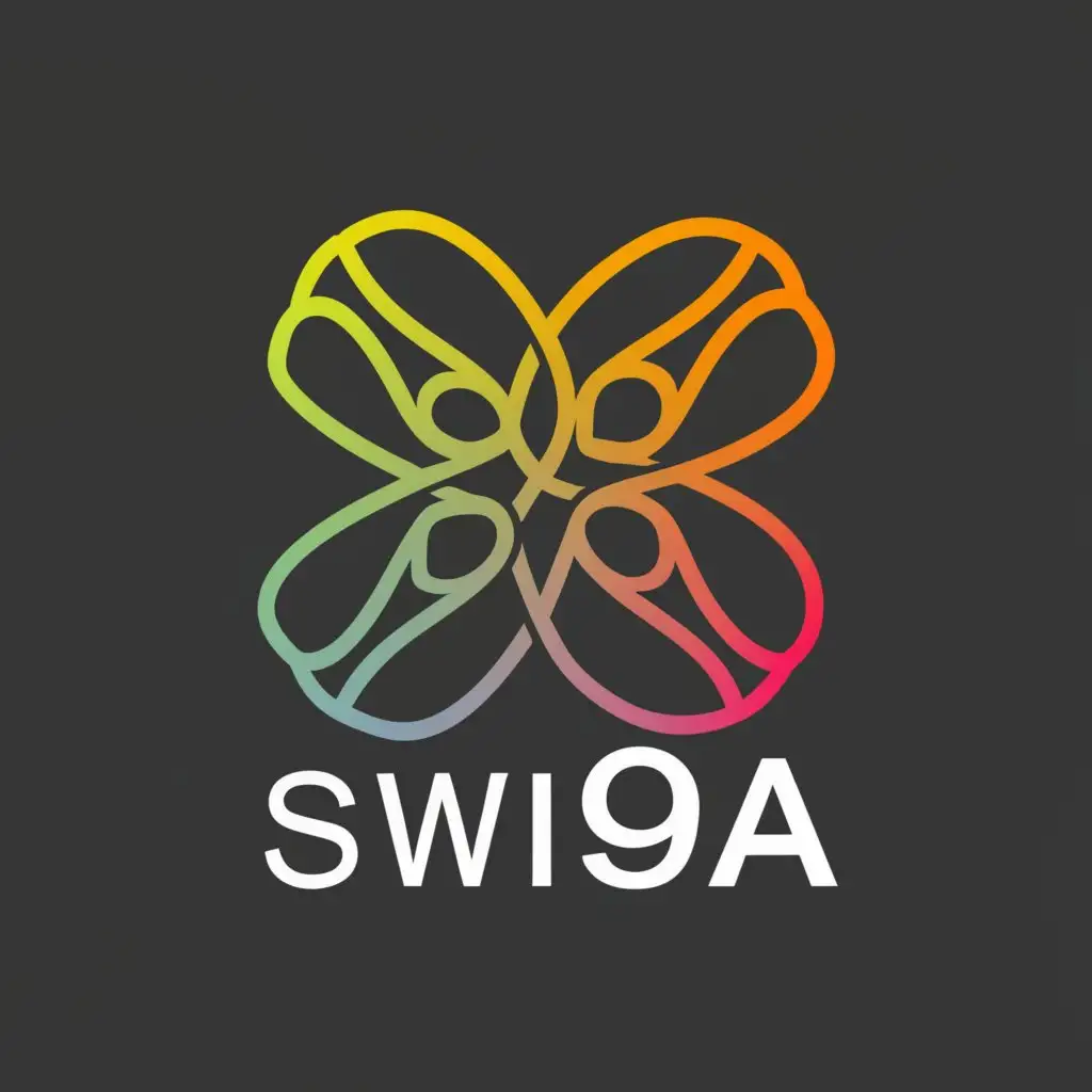 a logo design,with the text "Swika", main symbol:SWi9a,complex,clear background