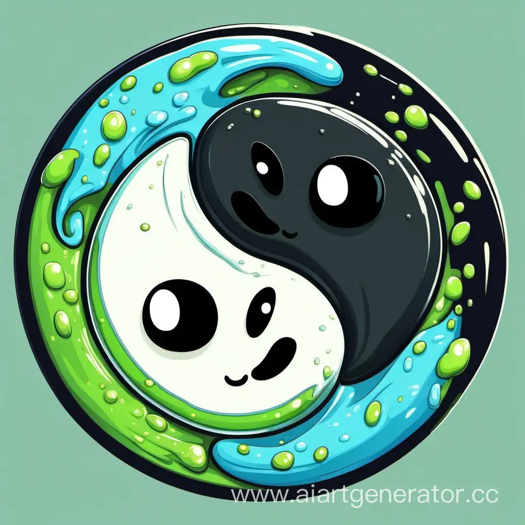 Colorful-Cartoon-Slime-Yin-Yang-Artwork